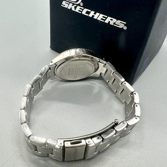 Skechers Chabela Women\'s 31.5MM Silver Tone Metal Quartz Analog Watch main image 8